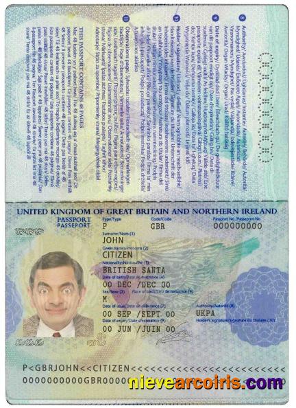 United Kingdom passport, 2006-2010